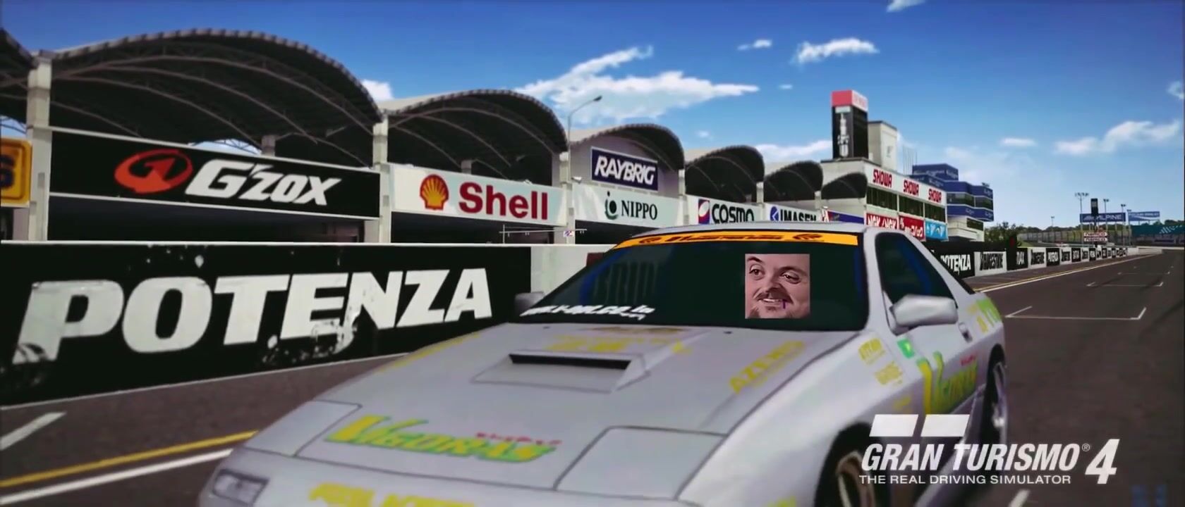Forsen driving on Suzuka in Gran Turismo 4